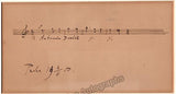 Dvorak, Antonin - Autograph Music Quote Signed 1900