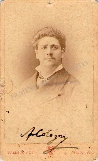 Cotogni, Antonio - Signed Photograph CDV