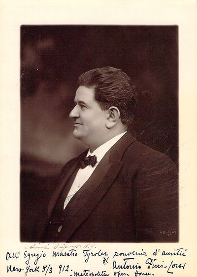 Pini-Corsi, Antonio - Signed Photograph 1912