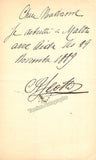 Scotti, Antonio - Autograph Note Signed + Photograph
