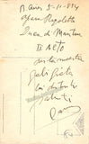 Carrion,  Antonio - Signed Photo Postcard in Rigoletto 1934