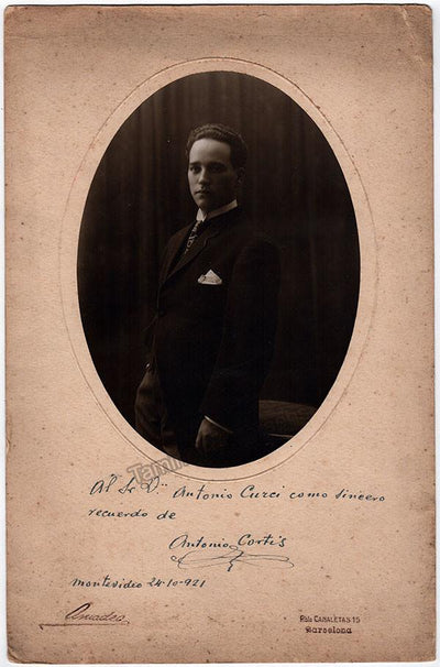 Cortis, Antonio - Large Signed Photo 1921