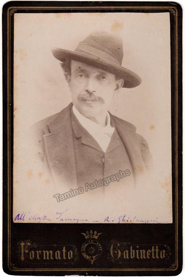 Ghislanzoni, Antonio - Signed Cabinet Photo