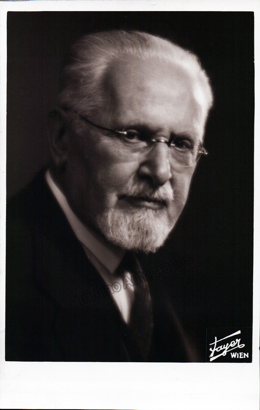 Rose, Arnold - Signed Photo and Music Quote - Tamino