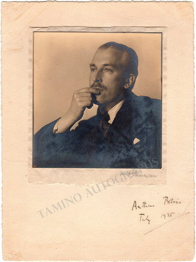 Bliss, Arthur - Signed Photograph 1938