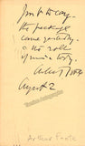 Foote, Arthur - Autograph Music Quote Signed 1913
