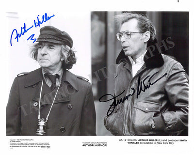 Winkler, Irwin - Hiller, Arthur - Double Signed Photograph in "Author! Author!"