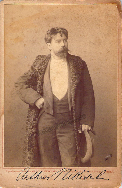 Nikisch, Arthur - Signed Cabinet Photograph