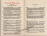 Varnay, Astrid - Signed Program Havana 1954