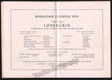 Varnay, Astrid - Blankenheim, Toni - Jochum, Eugen - Wagner, Wolfgang - Signed Bayreuth Program of Lohengrin 1954