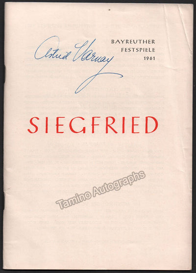 Varnay, Astrid - Signed Program 1961