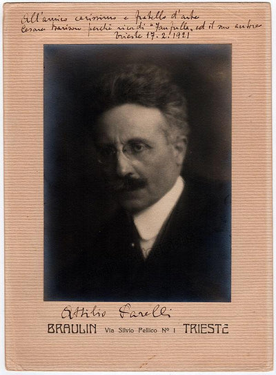 Parelli, Attilio - Large Signed Photo 1921