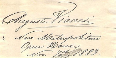 Early Metropolitan Opera Singers - Signature Cut Lot of 5