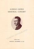 Giorni, Aurelio - Large Signed Photo & Autograph Music Quote 1915