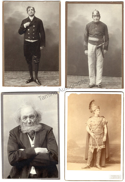 Austrian and German Theater Actor Cabinet Photo Lot