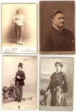 Austrian and German Theater Actor Cabinet Photo Lot