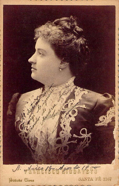 Carrera, Avelina - Signed Cabinet Photo 1900