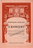 Karajan, Herbert von - Lot of 10 Programs Wiener Symphoniker 1949-1953