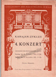 Karajan, Herbert von - Lot of 10 Programs Wiener Symphoniker 1949-1953