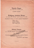 Tortelier, Paul - Karajan, Herbert von - Program Vienna 1951