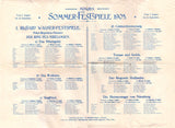 Wagner and Mozart Festival Munich Poster 1905