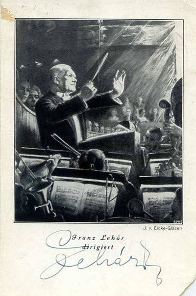 Lehar, Franz - Signed Photo Portrait