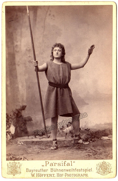 Grüning, Wilhelm as Parsifal - Cabinet photo 1892