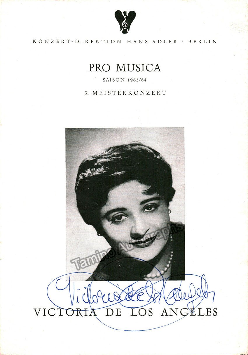 DE LOS ANGELES, Victoria