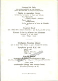 Gulda, Friedrich - Signed Program Vienna 1959