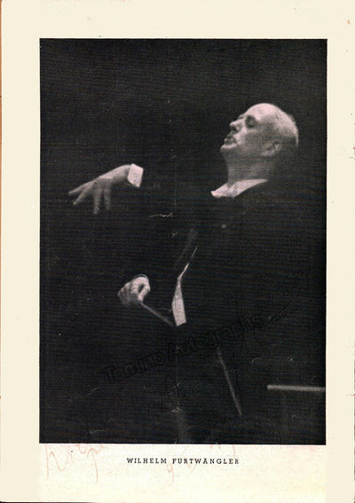 FURTWANGLER, Wilhelm