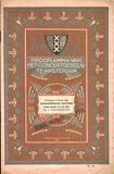 Diepenbrock, Alphons - Program Concertgebouw Orchestra, Amsterdam 1908