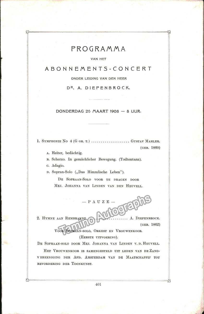 B1723 Diepenbrock   Van Linden van der Heuvell program WM bc65c393 d26c 4970 8407 de72ccae0e34
