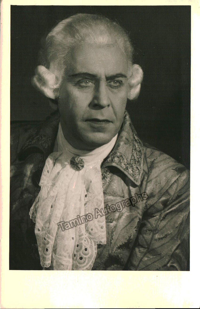 Vienna State Opera - Unsigned Photo Lot 1940s-50s - Tamino