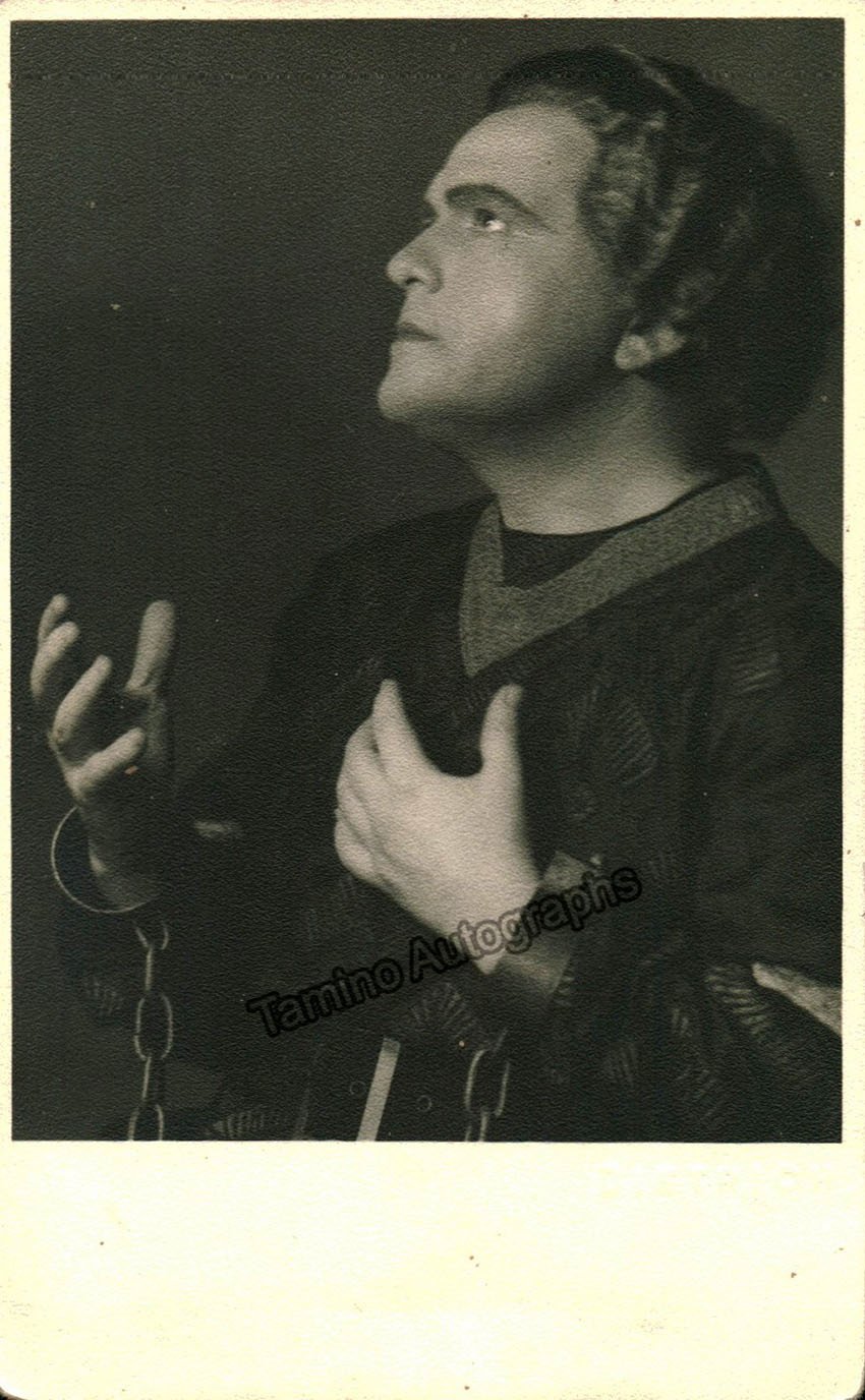 Vienna State Opera - Unsigned Photo Lot 1940s-50s - Tamino