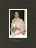Khan, Aga (III) - Signed Bayreuth 1956 Postcard
