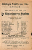 Klemperer, Otto - Lot of 8 Programs Cologne 1918-1922