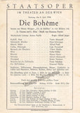 Vienna State Opera Program Lot  1946