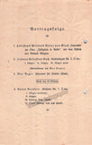 Busch, Adolf - Concert Program Essen 1919 with Ticket Stub