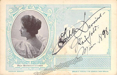 Reinhold-Devrient, Babette - Signed Photo
