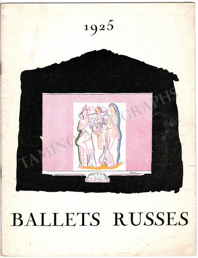Ballet Russes Diaghilev - Program Paris 1925