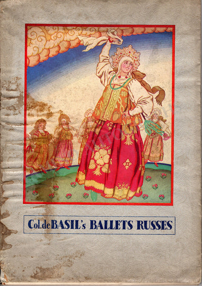 Ballet Russes Colonel W. De Basil - Season Program Book Covent Garden
