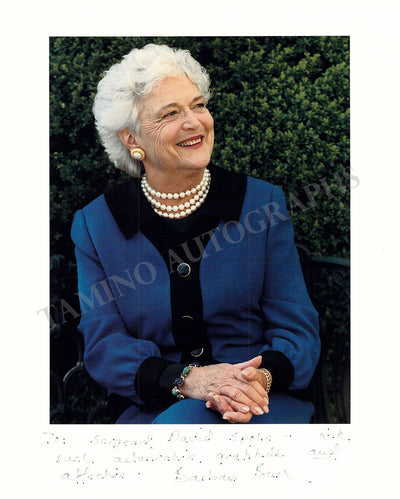 Bush, Barbara - Signed Photograph