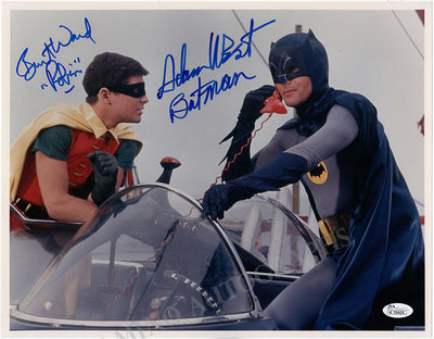 West, Adam - Ward, Burt - Double Signed Large Photograph in Batman