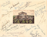Bayreuth 1953 - Original Print Signed by 20 Singers & Artists
