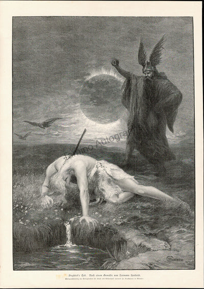 Bayreuth Festival - Large Vintage Print 1896