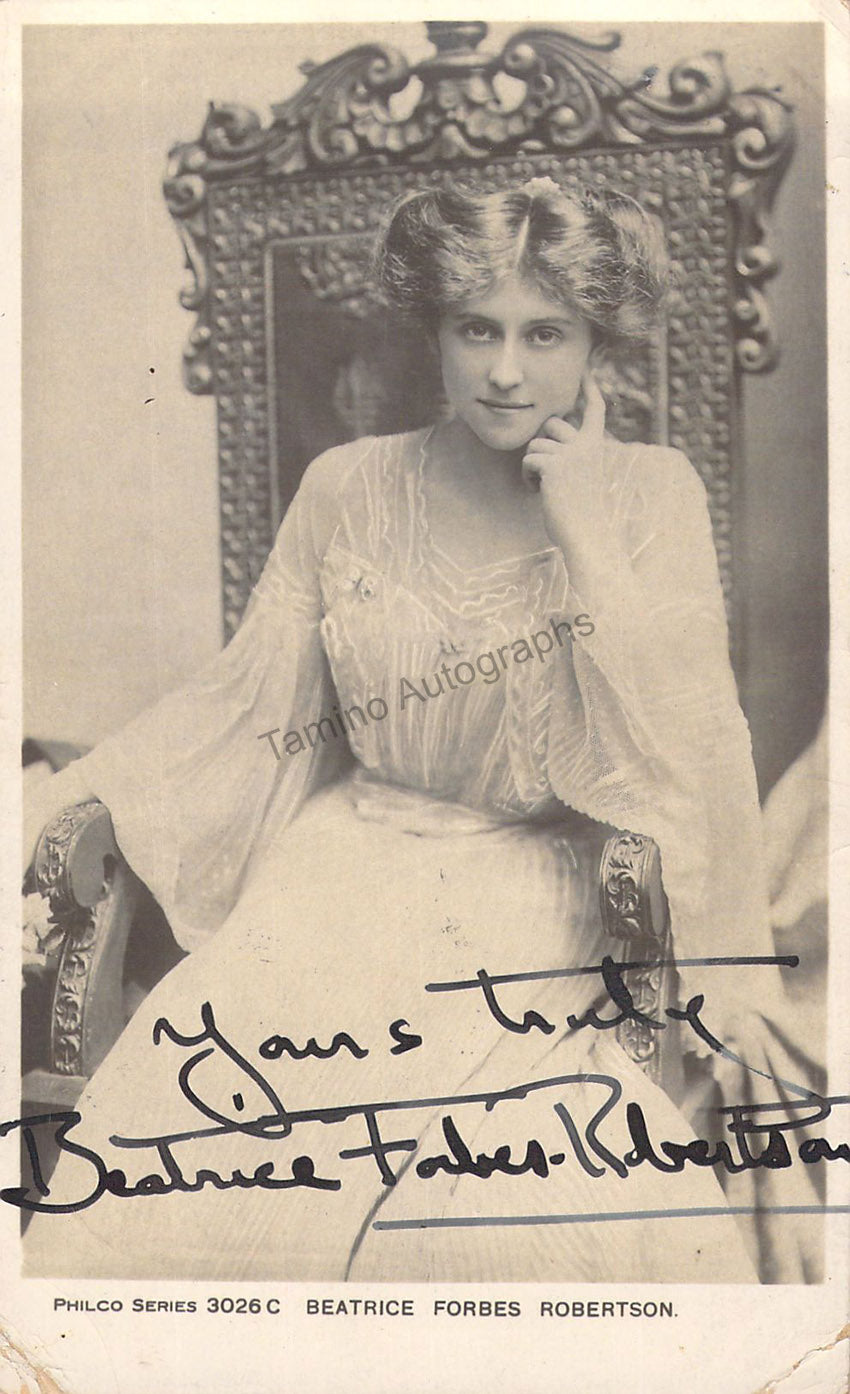 Forbes-Robertson, Beatrice - Signed Photograph