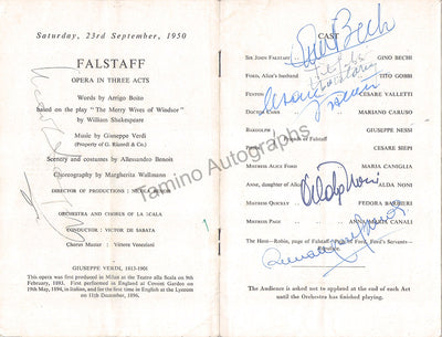 De Sabata, Victor - Bechi, Gino & Others (Falstaff 1950)