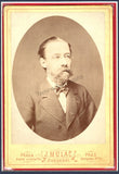 Smetana, Bedrich - Signature and Cabinet Photo Matted