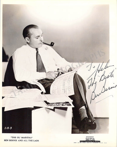 Bernie, Ben - Signed Photograph