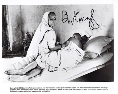Kingsley, Ben - Signed Photograph in "Gandhi"